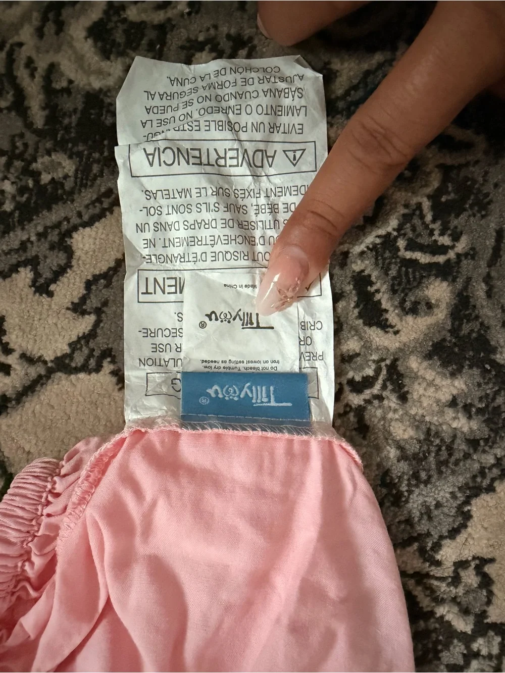 Light Pink Fitted Sheet